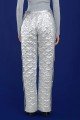 Lorven’s women’s metallic heart-quilted quick-release ski pants by MONT by XAMAS