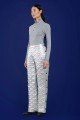 Lorven’s women’s metallic heart-quilted quick-release ski pants by MONT by XAMAS