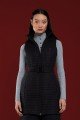 Gilet long matelassé pour femme Rivorn avec ceinture (sans cruauté)
