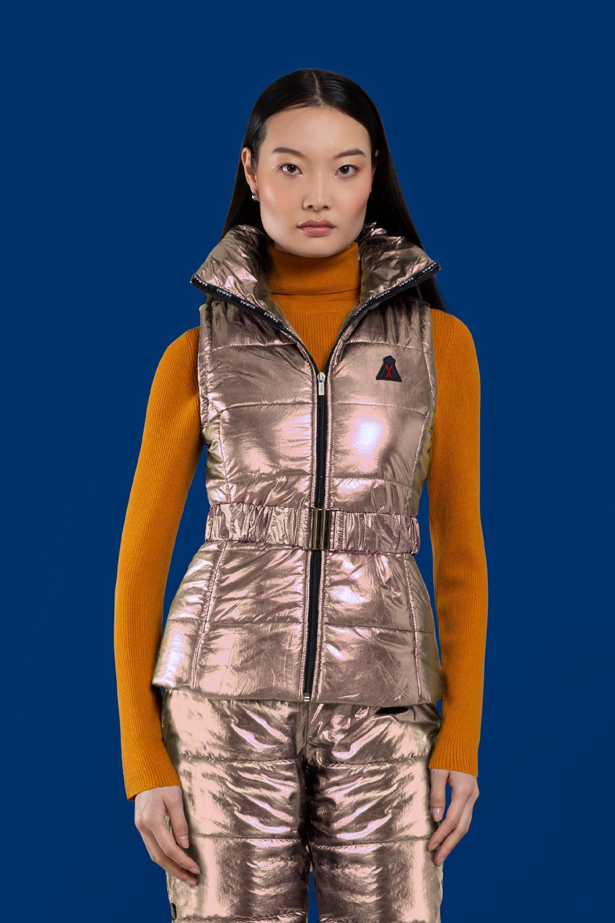 Gilet bouffant pour femme Morand avec ceinture (sans cruauté)