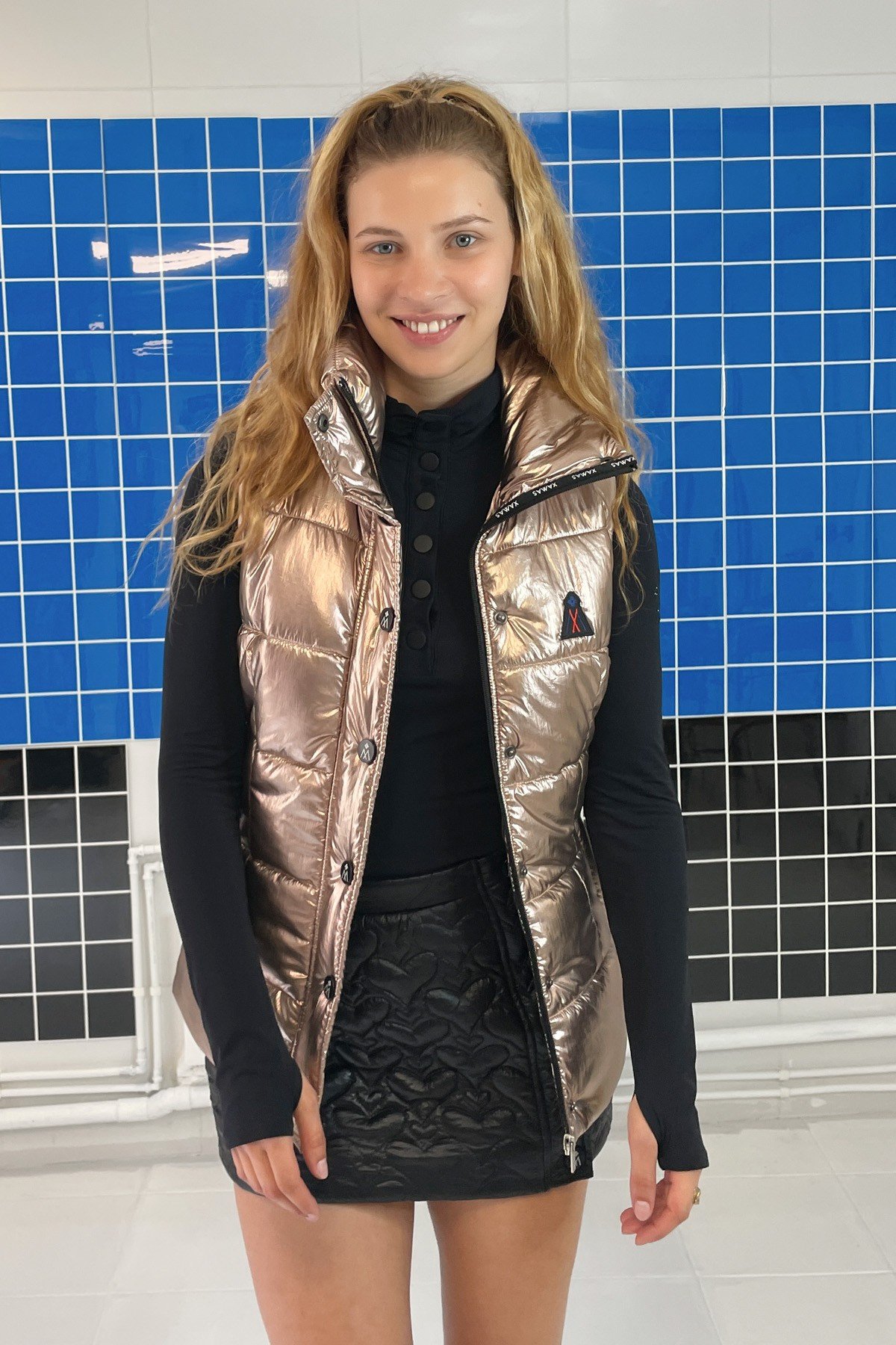 Gilet matelassé pour femme Clemont avec ceinture (sans cruauté)