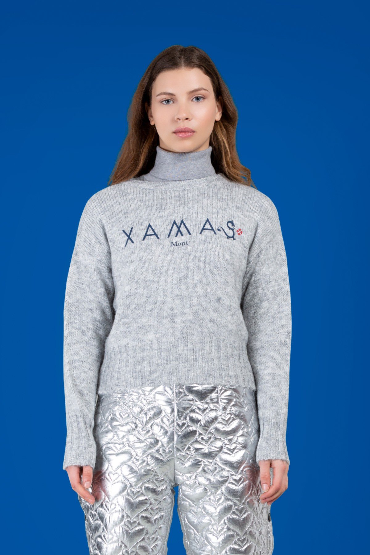 XAMAS Mont Recycled Mohair Logo Jumper Dragon