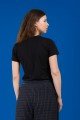 T-shirt imprimé en silicone pour femme Cavendell